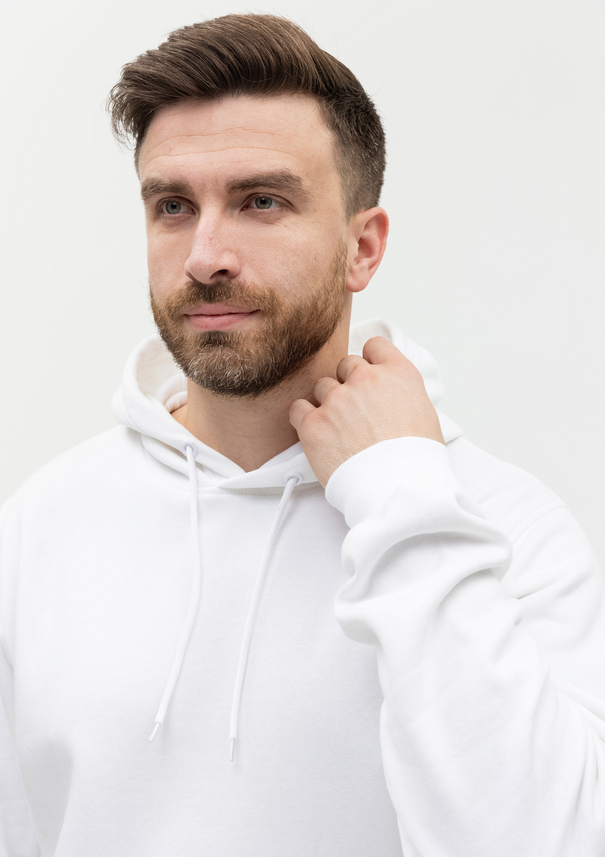Худи унисекс STAN футер с начёсом 260, 20, Белый,  (10/1)  (56/XXXL)