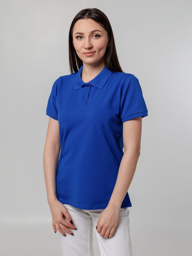 Рубашка поло женская Virma Stretch Lady, ярко-синяя, размер L
