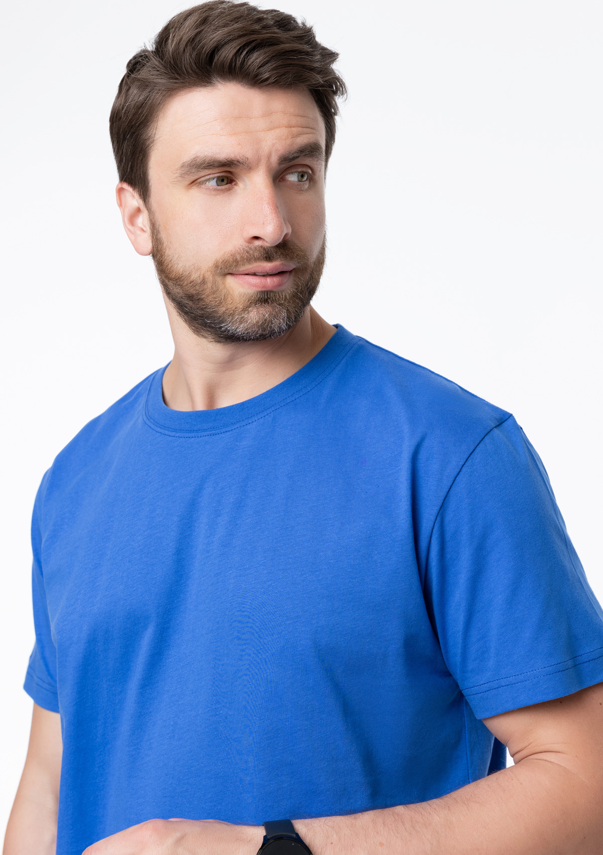 Футболка унисекс хлопок 150, 52, Синий,  (16/1)  (54/XXL)