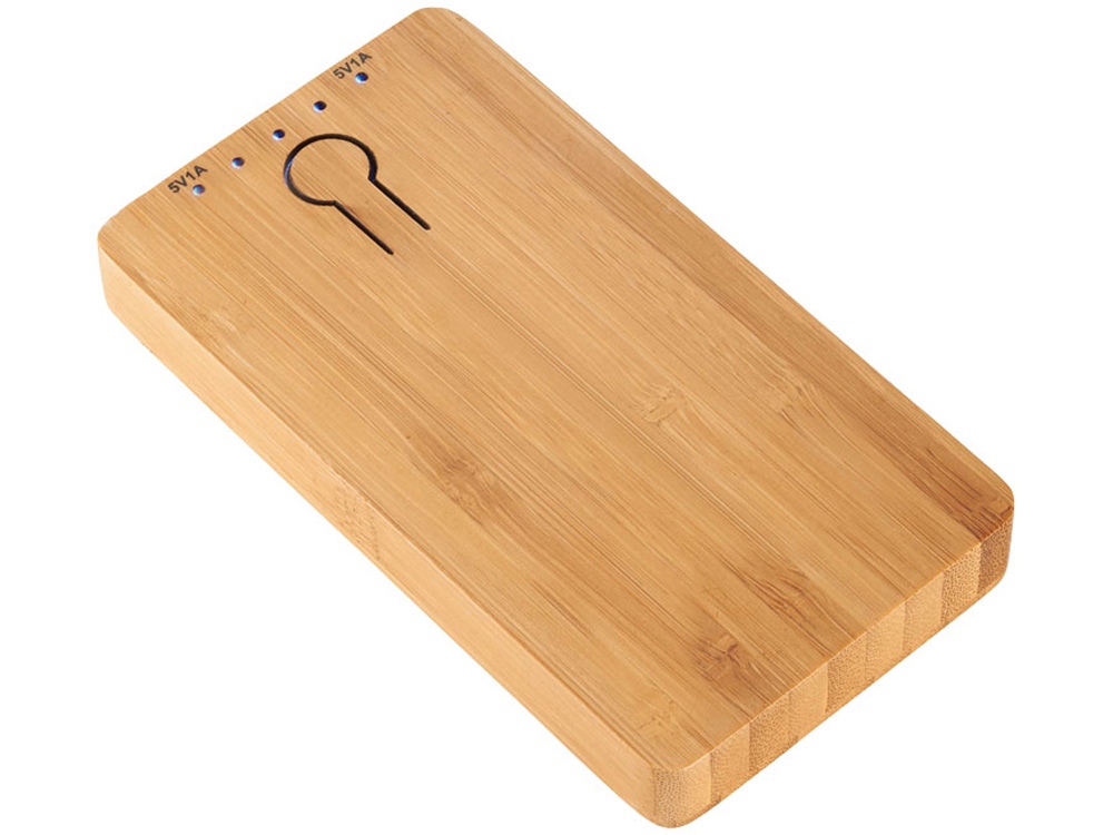 Внешний аккумулятор Bamboo, 5000 mAh с логотипом Avenue | Print Logo