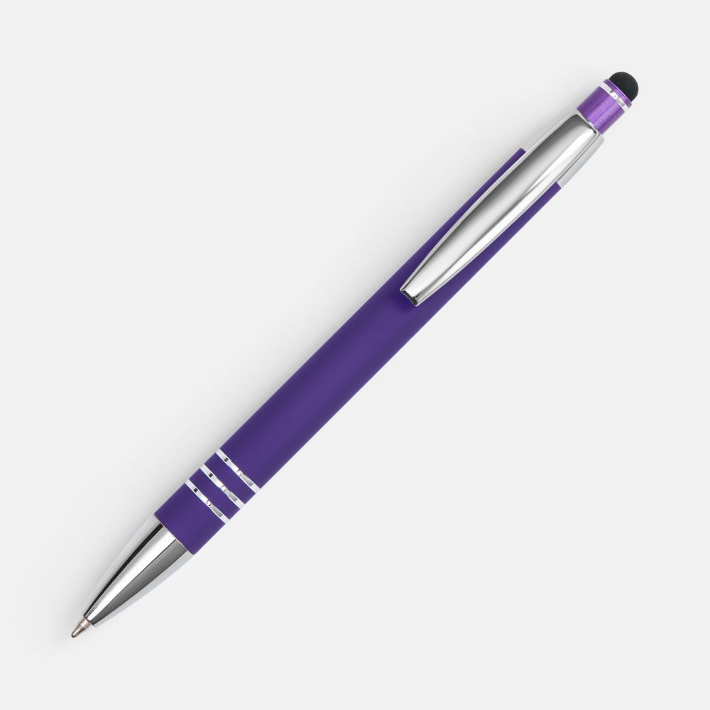 Ручка шариковая Sansen Soft Touch со стилусом