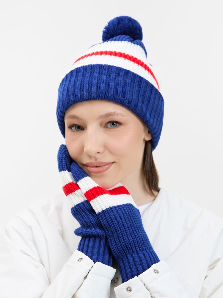 Варежки Winwear, темно-синие (кобальт), размер S/M