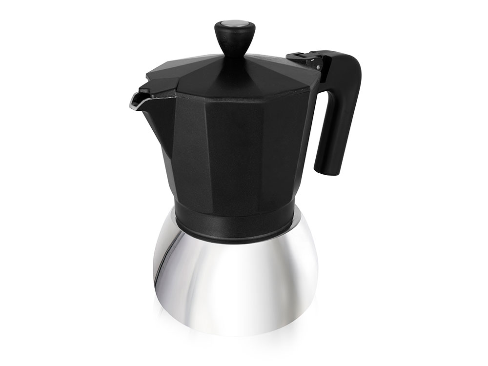 Гейзерная кофеварка Arabica, 300 мл с логотипом Eat&amp;Bite Select | Print Logo
