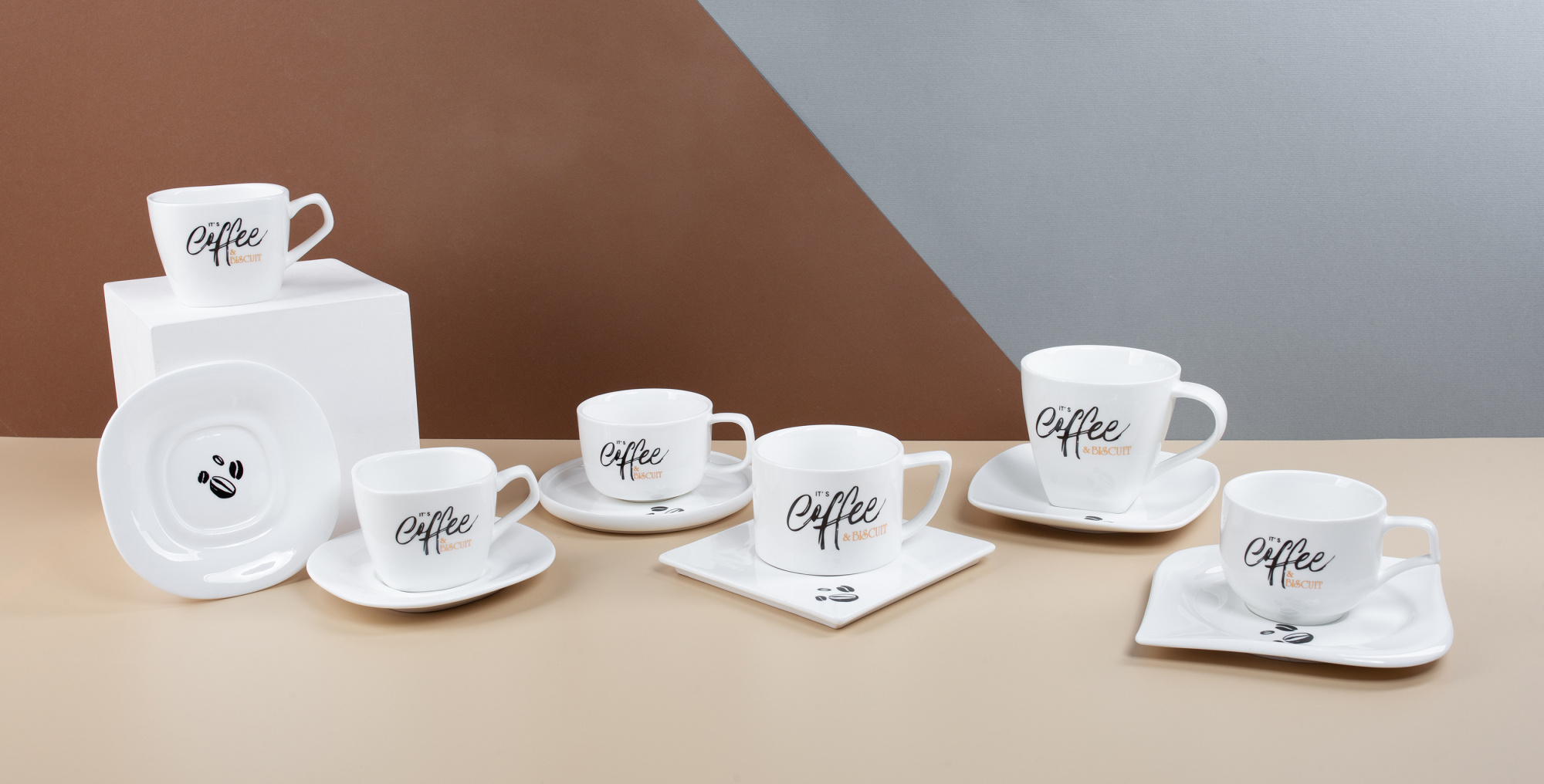 Набор кофейный "Бодрое утро" фото на сайте Print Logo.